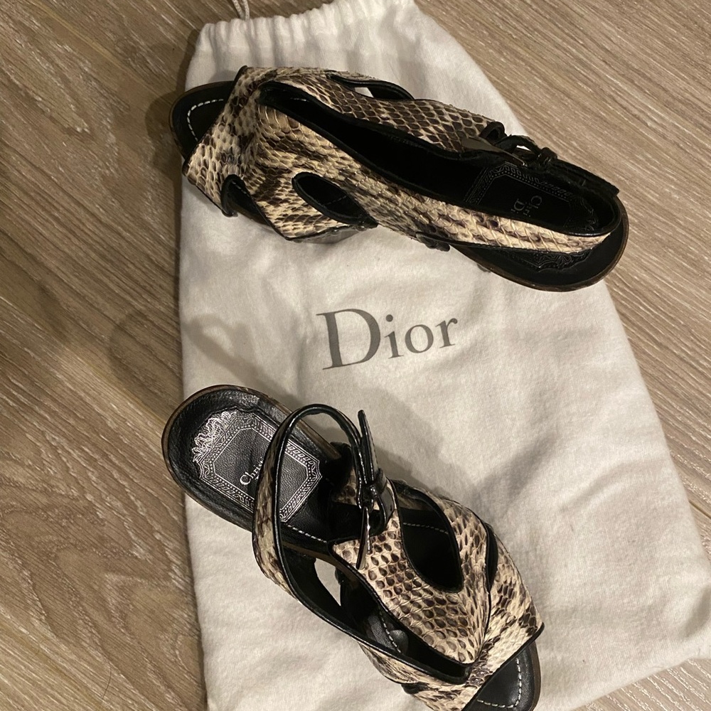 Dior Platform Slingbacks - Size 6